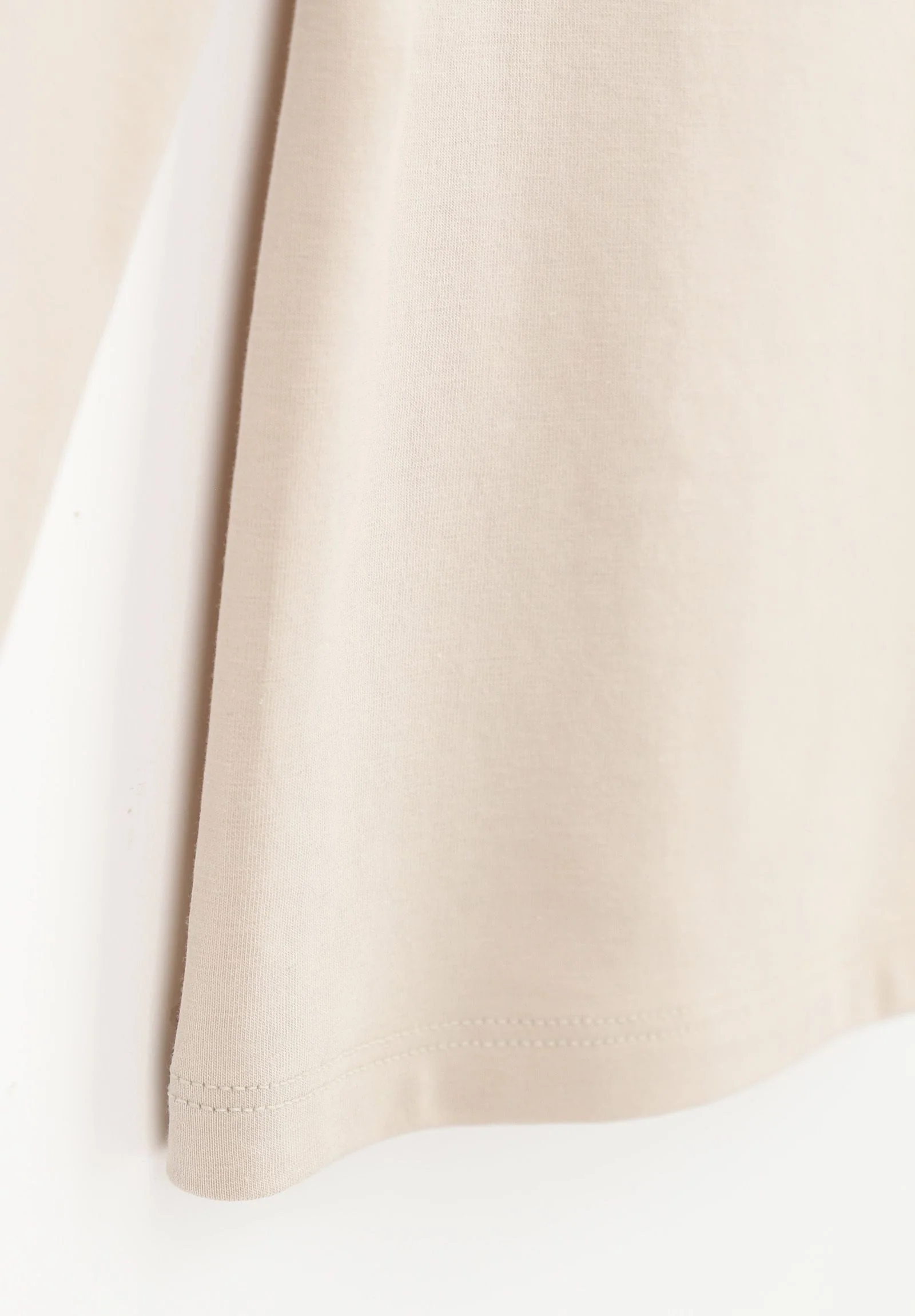 Maglia Polo Manica Lunga in Cotone e Modal Perfect Line Cotton naturale vobt01677