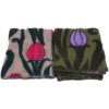 Plaid di lana cotta Tulipano