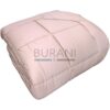 Trapunta matrimoniale raso beige tinta unita Fazzini
