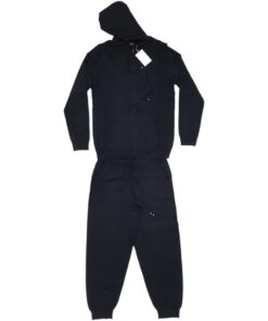 Tuta Tricot blu - Maglia zip+pantalone vprt93458
