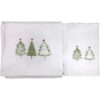 Asciugamano con ospite Ricamato - 1 bianco