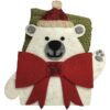 Lavette spugna cestino Natalizio Bear con 3 lavette - immagine 6