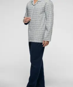  Pigiama Uomo in Flanella Soft di Cotone vprt93437